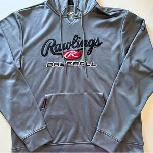 Rawlings Gray Hoodie with Black and Red Accents